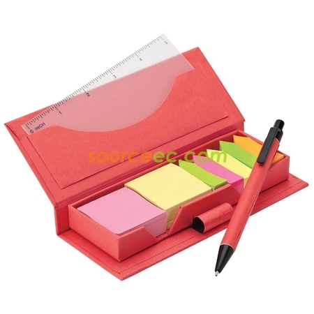Customization Green Notes With Pen Box Promotional Products