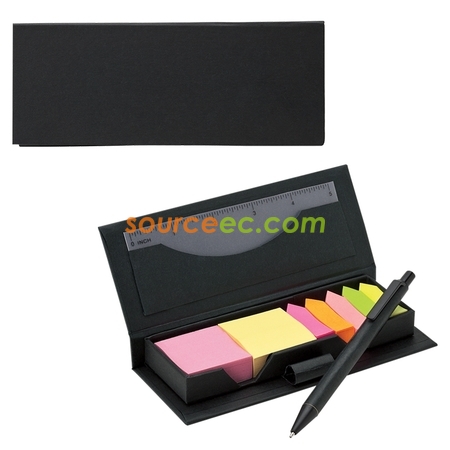 Customization Green Notes With Pen Box Promotional Products