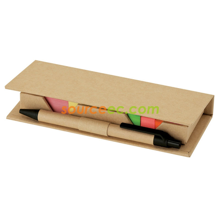 Customization Green Notes With Pen Box Promotional Products