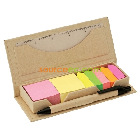 Customization Green Notes With Pen Box Promotional Products