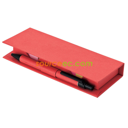 Customization Green Notes With Pen Box Promotional Products