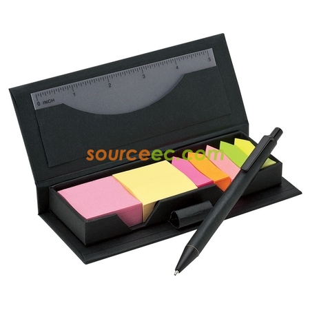 Customization Green Notes With Pen Box Promotional Products
