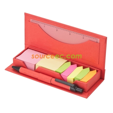 Customization Green Notes With Pen Box Promotional Products