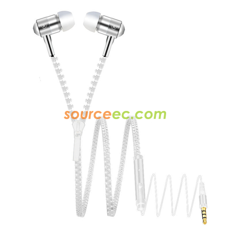 Customization Zipper Earphone Promotional Products