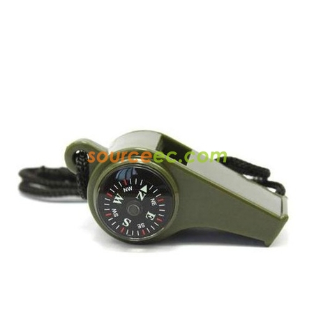 Customization 3 in 1 Compass Whistle Temperature Promotional Products