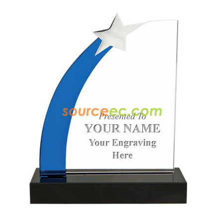 Customization Black Label Crystal Awards Promotional Products