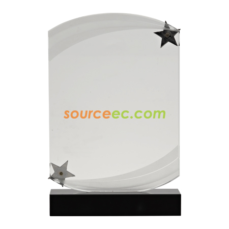 Customization Black Label Crystal Awards Promotional Products
