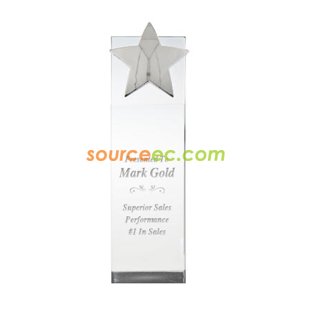 Customization Star Recognition Crystal Tower Promotional Products