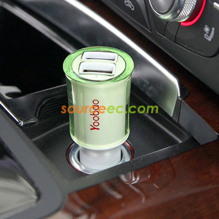 Customization 2.1A Double-port Car Charger Promotional Products