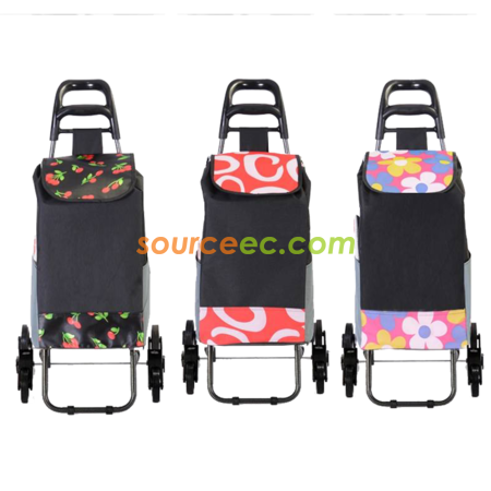 Six wheels hand trolley