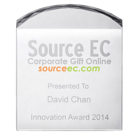 Customization European Arch Crystal Trophy Promotional Products
