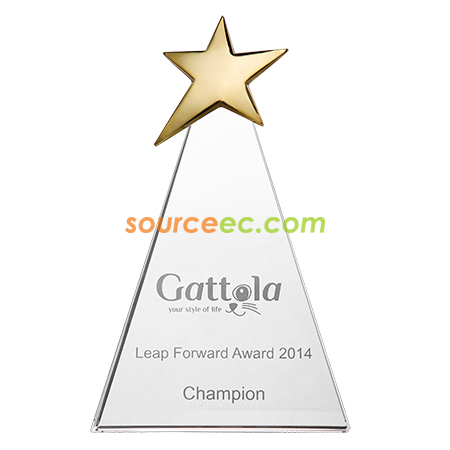 Customization Metal Star Crystal Awards Promotional Products