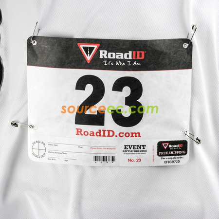 Customization Bib Race Number Promotional Products