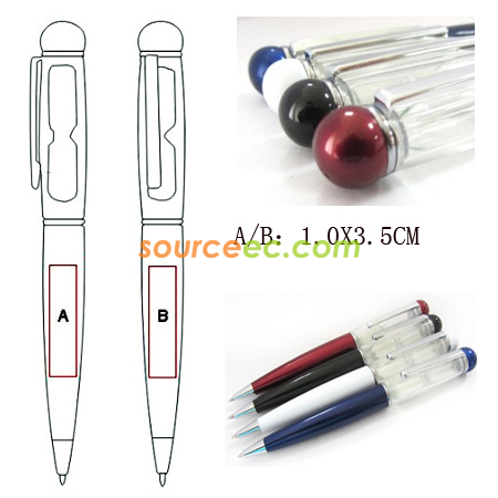 Customization Hourglass Metal Pen Promotional Products