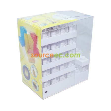 Customization Gattola 3-In-1 Small Brick Pen Holder, With Light Effect Promotional Products