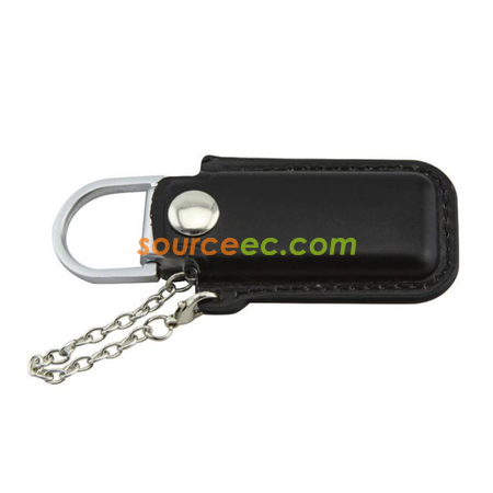 Customization PU Leather USB Thumb Drive 4GB Promotional Products