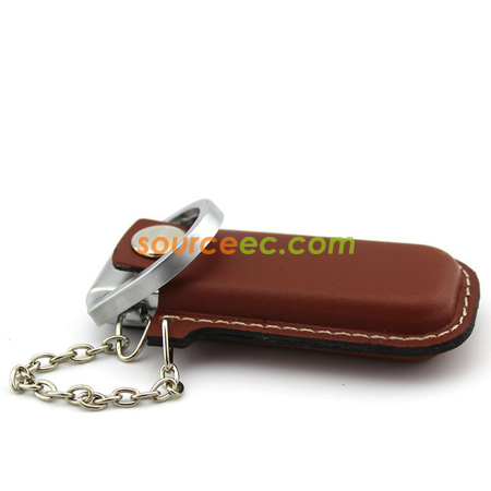 Customization PU Leather USB Thumb Drive 4GB Promotional Products