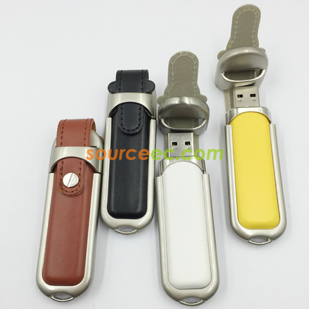 Customization PU Leather USB Flash Drive 8GB Promotional Products