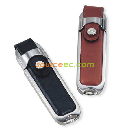 Customization PU Leather USB Flash Drive 8GB Promotional Products