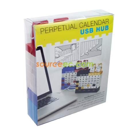 Customization Gattola Perpetual Calendar Usb Hub Promotional Products
