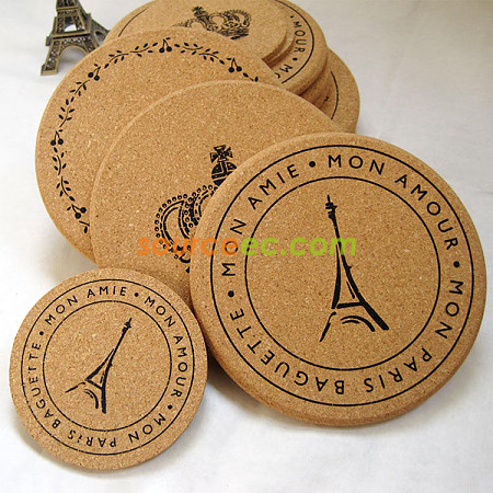 Customization Healthy Wooden Coasters Promotional Products