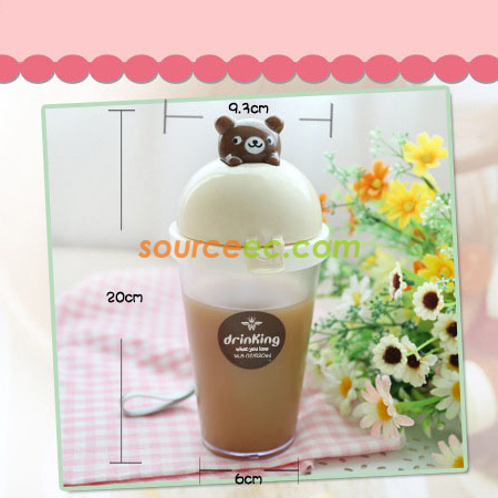 Customization 420ML Ice Cream Animal Cup Promotional Products