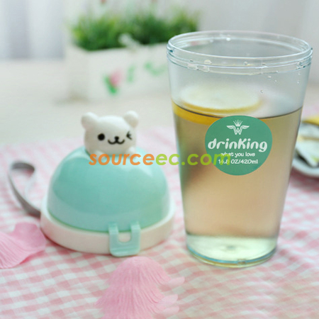 Customization 420ML Ice Cream Animal Cup Promotional Products