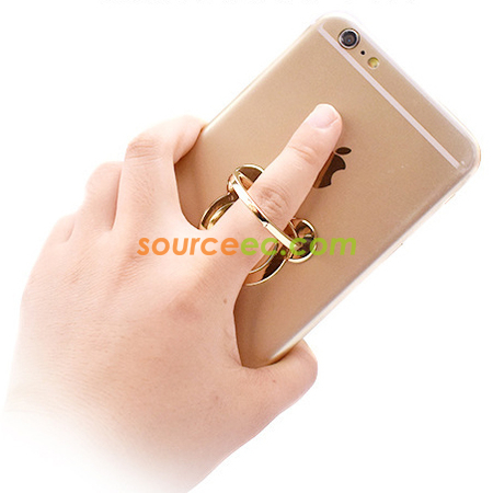 Customization Bear Mobile Phone Ring Buckle Promotional Products