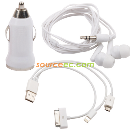 Customization Conversion Line Combination Sets with Headphones Promotional Products