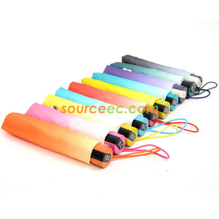 Gradient Three Folding Umbrella