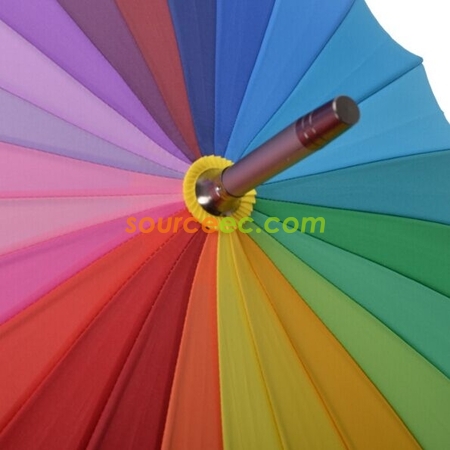 Customization 24 Colors Straight Umbrella Promotional Products