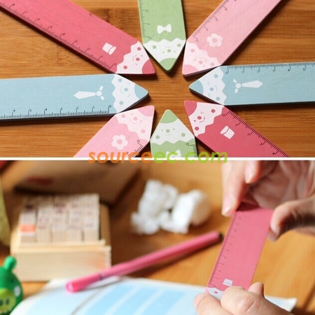 Customization Cartoon Wooden Ruler Promotional Products
