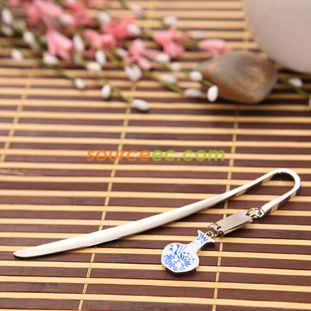 Customization Blue And White Porcelain Bookmarks Promotional Products