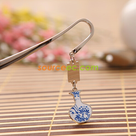 Customization Blue And White Porcelain Bookmarks Promotional Products