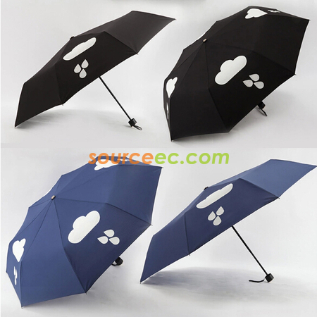 Customization Color Three Folding Umbrella Rain Promotional Products