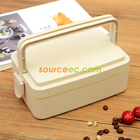 Customization 300ML Wheat Straw Lunchbox Promotional Products