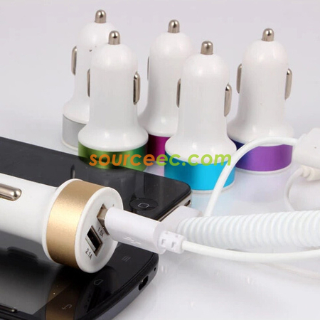 Customization Dual-port USB Car Charger Promotional Products