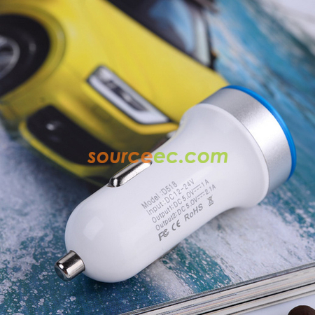 Customization Dual-port USB Car Charger Promotional Products