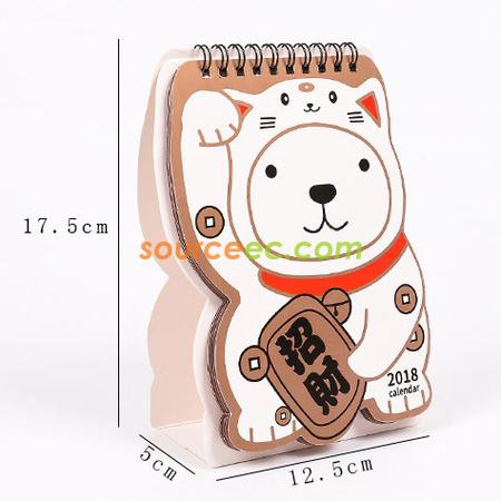 Customization Lucky Dog Desk Calendar Promotional Products