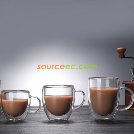 Customization Glass Coffee Cup Promotional Products