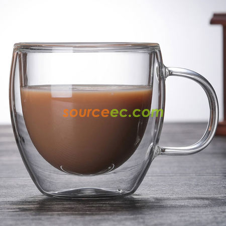 Customization Glass Coffee Cup Promotional Products