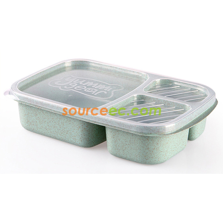 Customization Wheat Straw Lunchbox Promotional Products