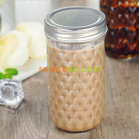 Customization 350ML Diamond  Glass Promotional Products