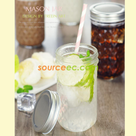 Customization 350ML Diamond  Glass Promotional Products