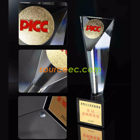Customization Crystal Trophy Promotional Products