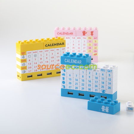 Customization Building Blocks Calendar Promotional Products