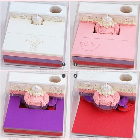 Customization 3D Fortuna Memo Paper Promotional Products
