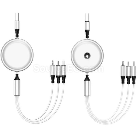 Customization One For Three Charging Cables Promotional Products