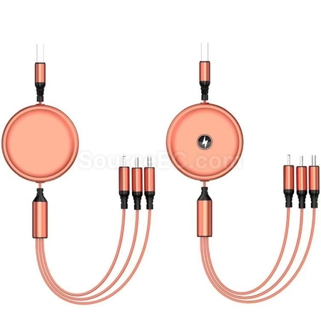 Customization One For Three Charging Cables Promotional Products