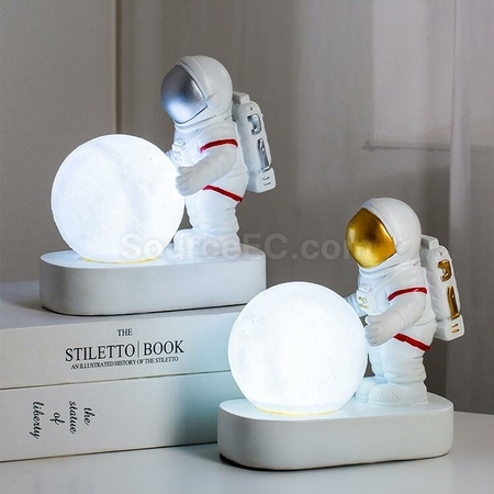 Customization Spaceman Model Desktop Creative Night Light Promotional Products